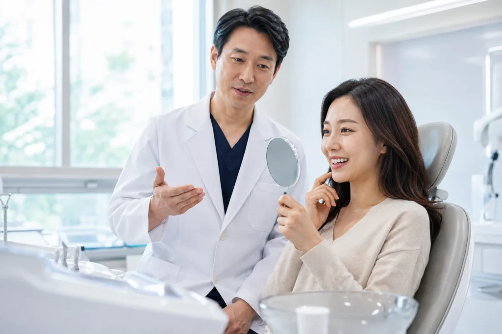 앞니 임플란트 비용 회복 관리