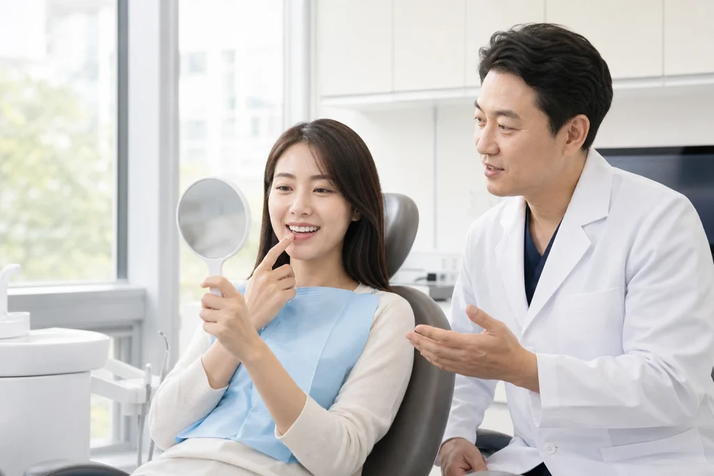 앞니 임플란트 뼈이식 통증 회복 관리